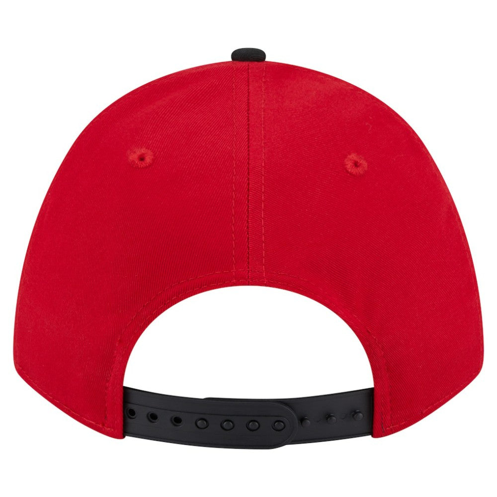 Cincinnati Reds New Era Arch 9FORTY A-Frame M-Crown Adjustable Hat - Red/Black Hats