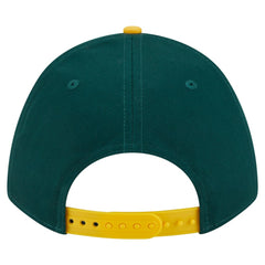 Athletics New Era Arch 9FORTY A-Frame M-Crown Adjustable Hat - Green/Gold Hats