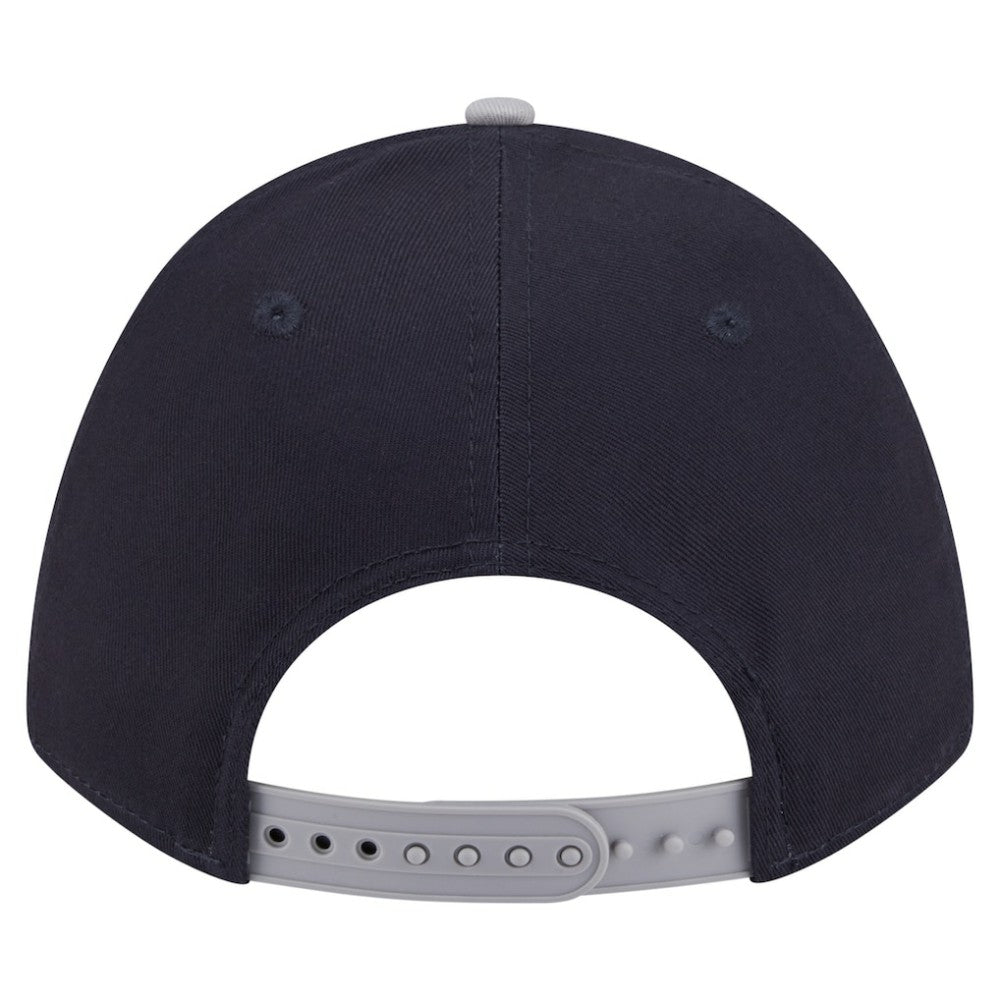 Detroit Tigers New Era Arch 9FORTY A-Frame M-Crown Adjustable Hat - Navy/Gray Hats