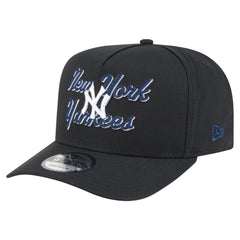 New York Yankees New Era Chainstitch 9FIFTY A-Frame Snapback Hat - Black Hats