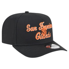 San Francisco Giants New Era Chainstitch 9FIFTY A-Frame Snapback Hat - Black Hats