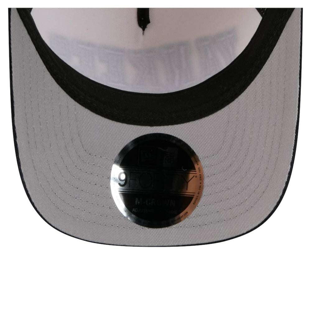 New York Yankees New Era Sided Corduroy 9FORTY A-Frame Adjustable Hat - Cream/Navy Hats