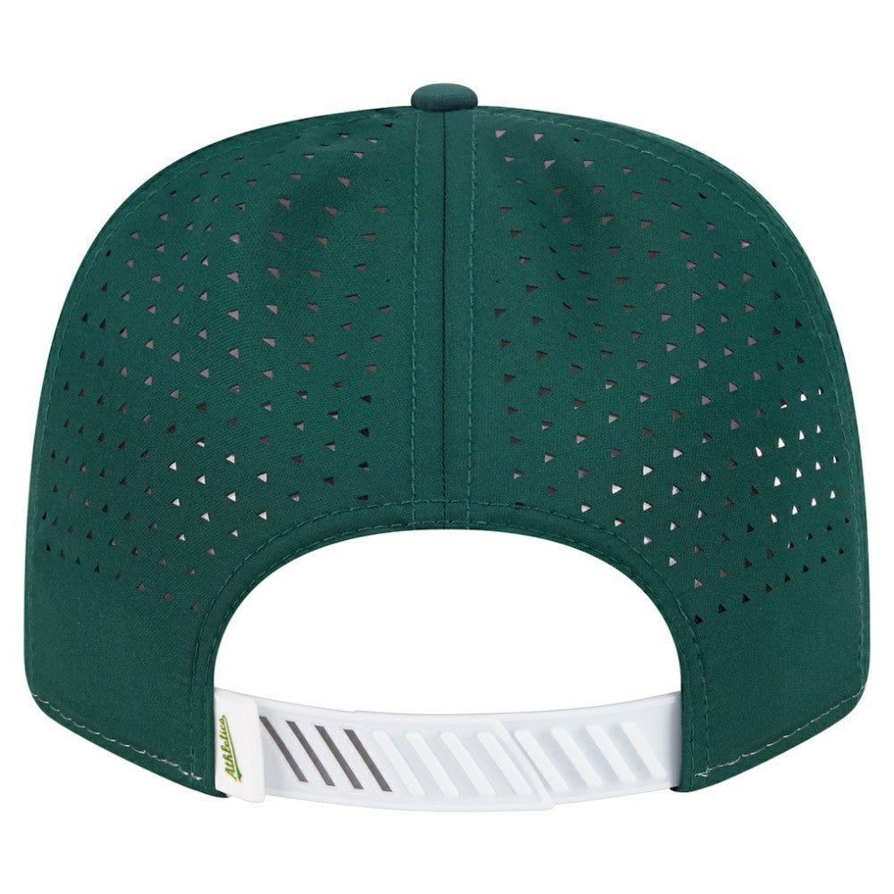 Athletics New Era Established Patch 9SEVENTY Adjustable Hat - White/Green Hats