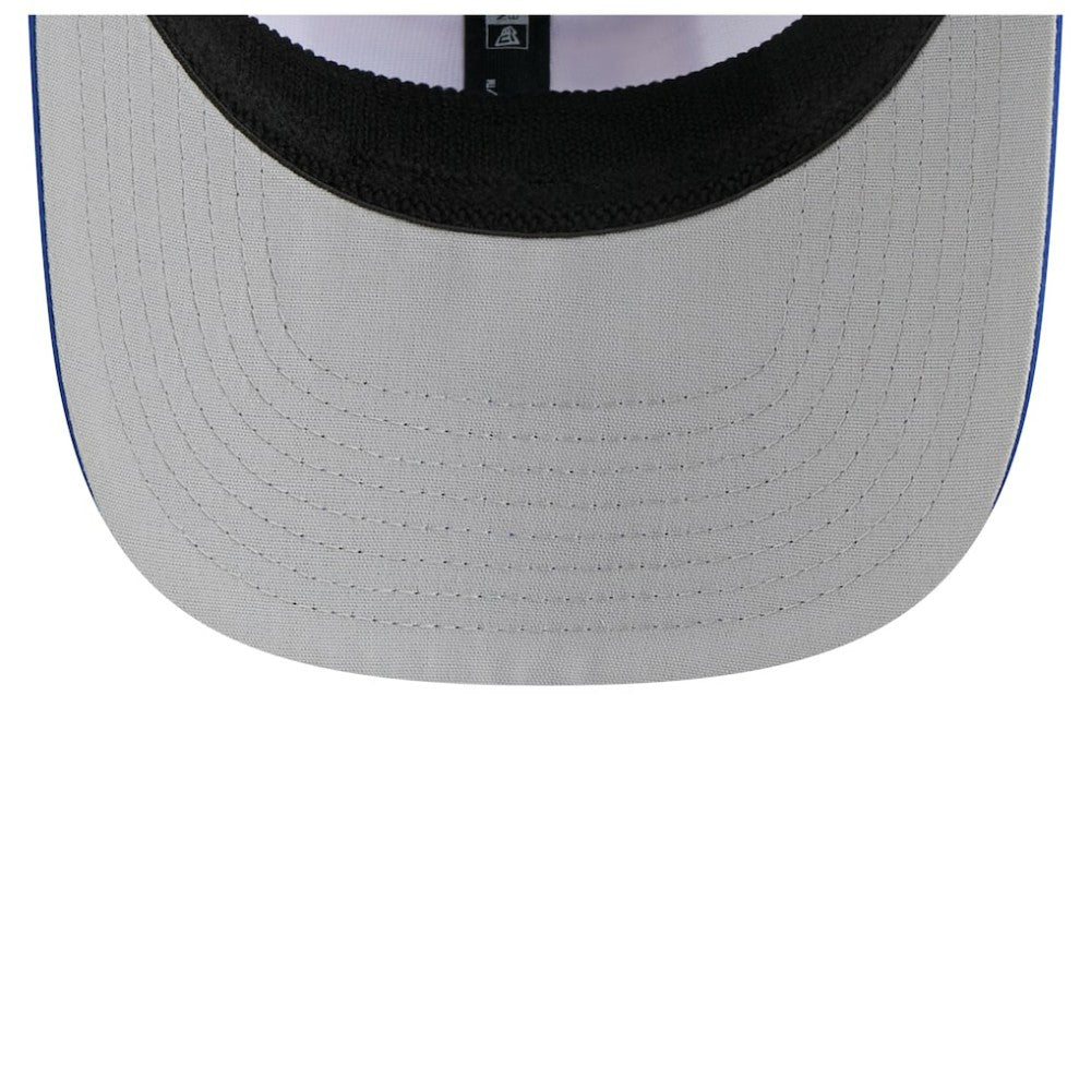 New York Mets New Era Established Patch 9SEVENTY Adjustable Hat - White/Royal Hats