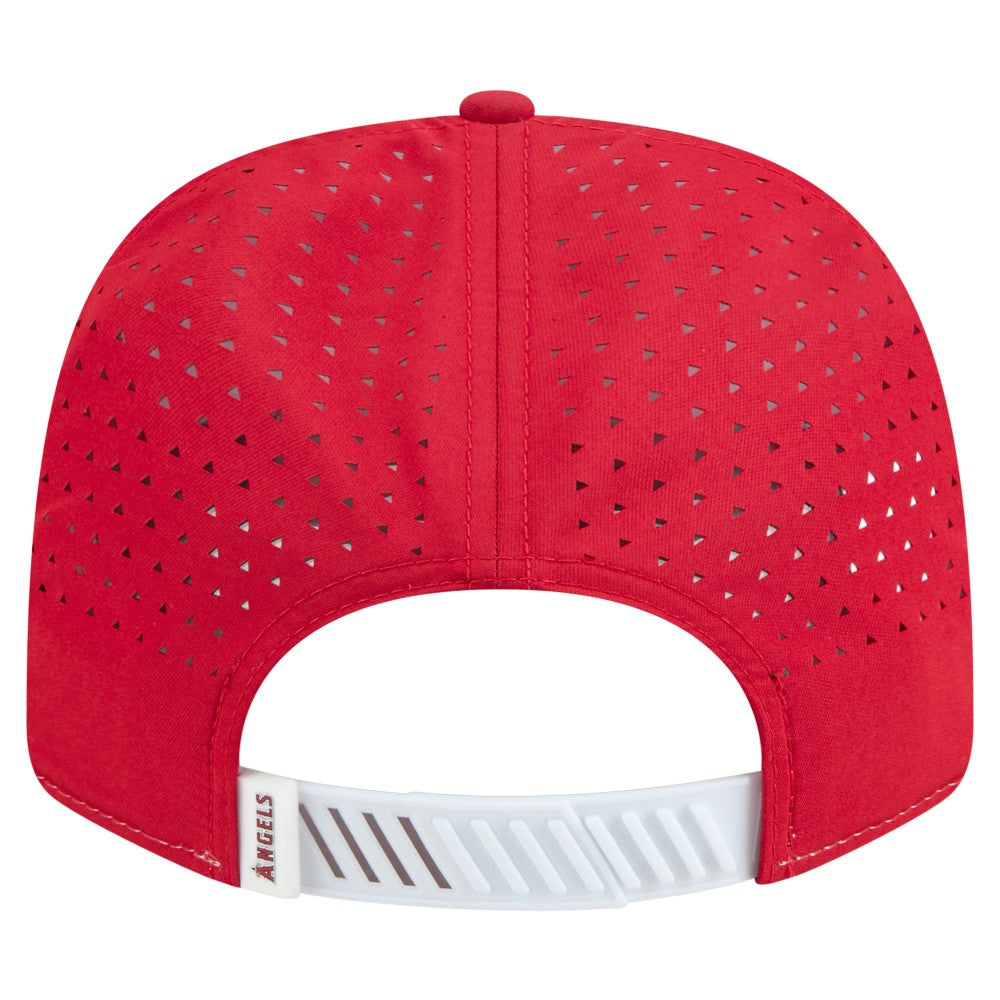 Los Angeles Angels New Era Established Patch 9SEVENTY Adjustable Hat - White/Red Hats