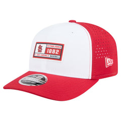 St. Louis Cardinals New Era Established Patch 9SEVENTY Adjustable Hat - White/Red Hats
