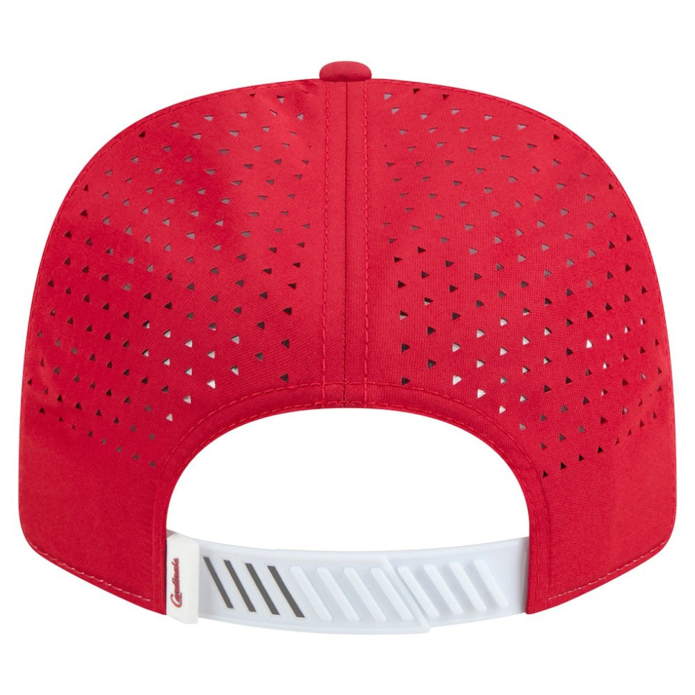 St. Louis Cardinals New Era Established Patch 9SEVENTY Adjustable Hat - White/Red Hats