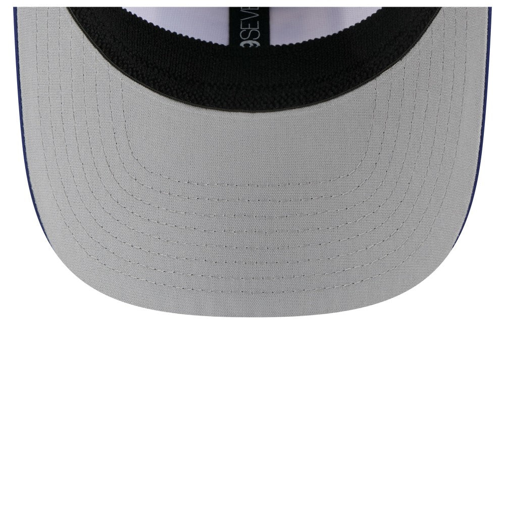 Los Angeles Dodgers New Era Established Patch 9SEVENTY Adjustable Hat - White/Royal Hats