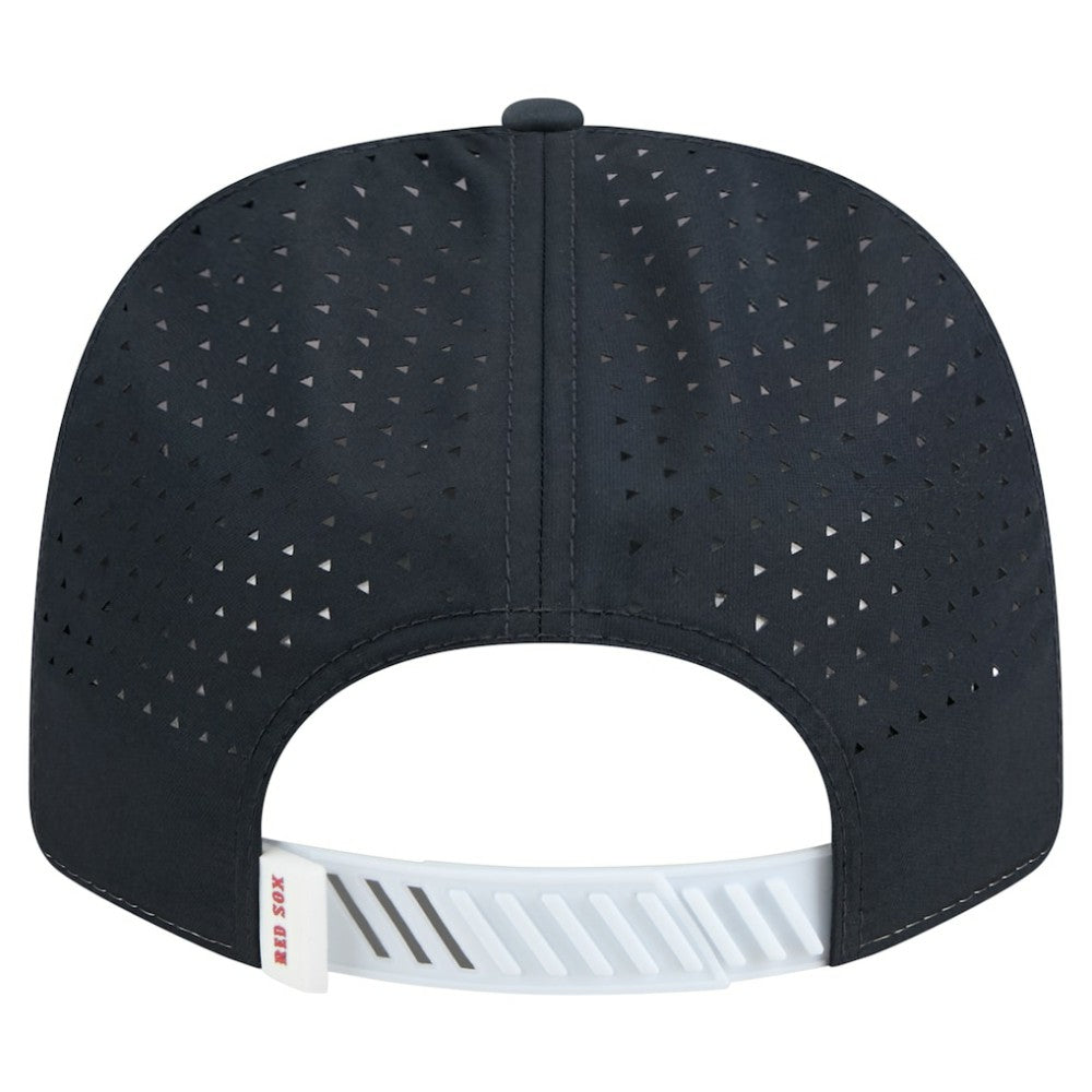 Boston Red Sox New Era Established Patch 9SEVENTY Adjustable Hat - White/Navy Hats