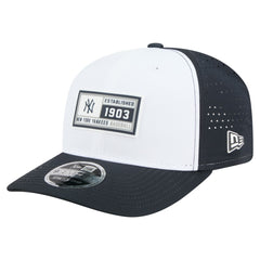 New York Yankees New Era Established Patch 9SEVENTY Adjustable Hat - White/Navy Hats