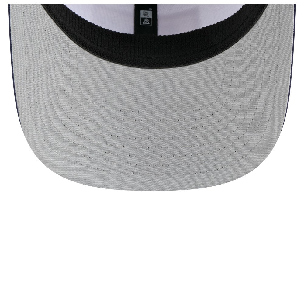 Milwaukee Brewers New Era Established Patch 9SEVENTY Adjustable Hat - White/Navy Hats