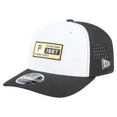 Pittsburgh Pirates New Era Established Patch 9SEVENTY Adjustable Hat - White/Black Hats
