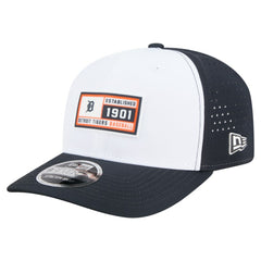 Detroit Tigers New Era Established Patch 9SEVENTY Adjustable Hat - White/Navy Hats