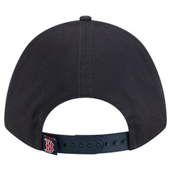Boston Red Sox New Era Women's Metallic A-Frame 9FORTY Adjustable Hat - Navy Hats