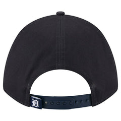 Detroit Tigers New Era Women's Metallic A-Frame 9FORTY Adjustable Hat - Navy Hats