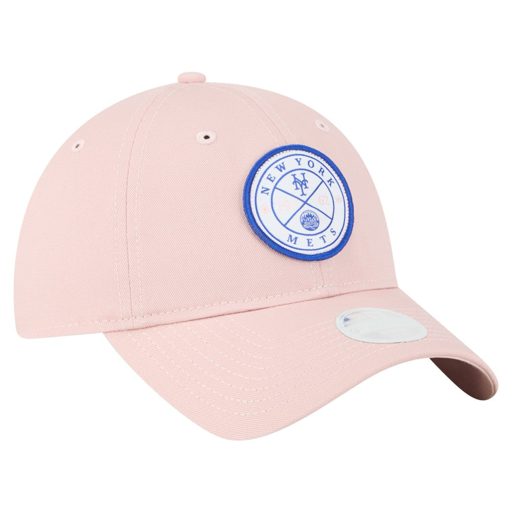 New York Mets New Era Women's Bloom 9TWENTY Adjustable Hat - Pink Hats