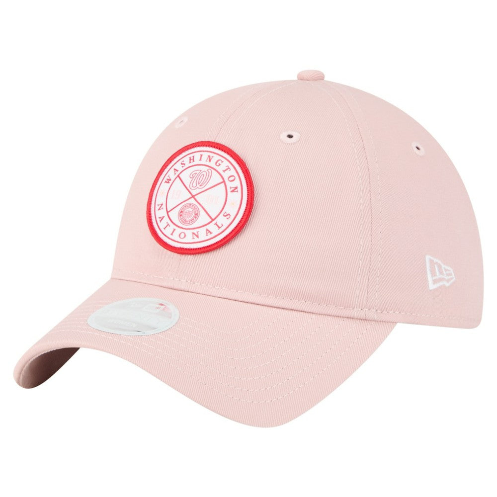 Washington Nationals New Era Women's Bloom 9TWENTY Adjustable Hat - Pink Hats