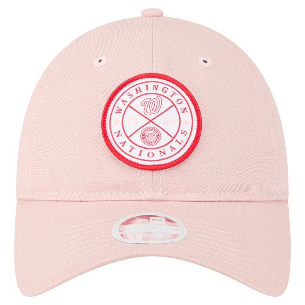 Washington Nationals New Era Women's Bloom 9TWENTY Adjustable Hat - Pink Hats