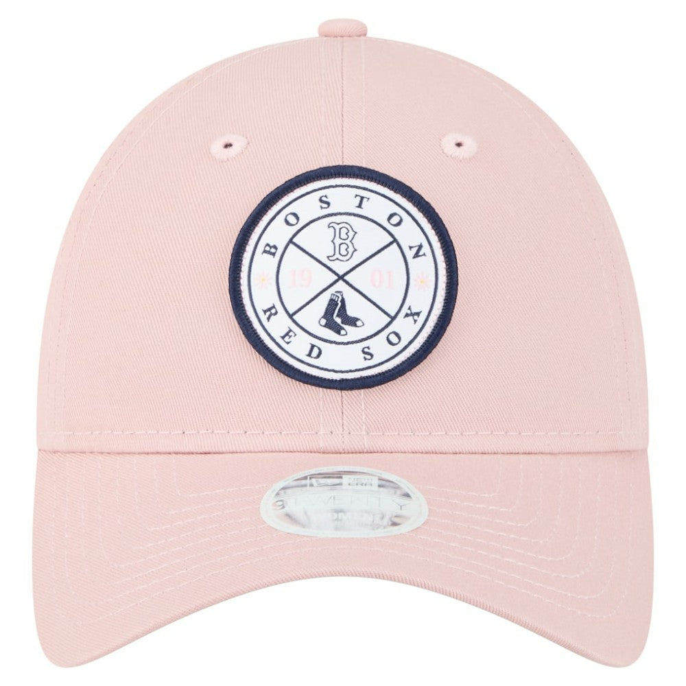 Boston Red Sox New Era Women's Bloom 9TWENTY Adjustable Hat - Pink Hats