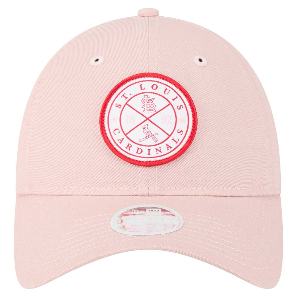 St. Louis Cardinals New Era Women's Bloom 9TWENTY Adjustable Hat - Pink Hats