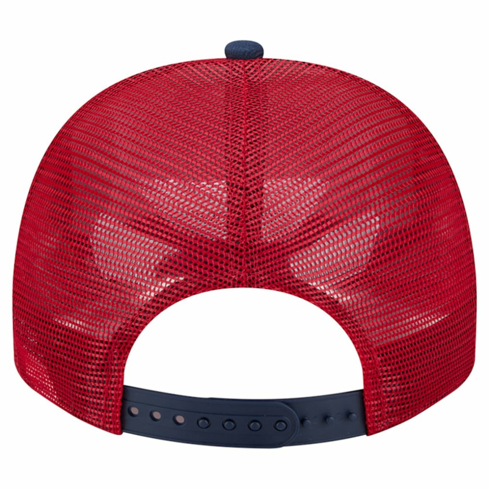 Washington Nationals New Era Banner A-Frame 9FIFTY Trucker Snapback Hat - Cream/Red Hats