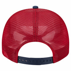 Washington Nationals New Era Banner A-Frame 9FIFTY Trucker Snapback Hat - Cream/Red Hats