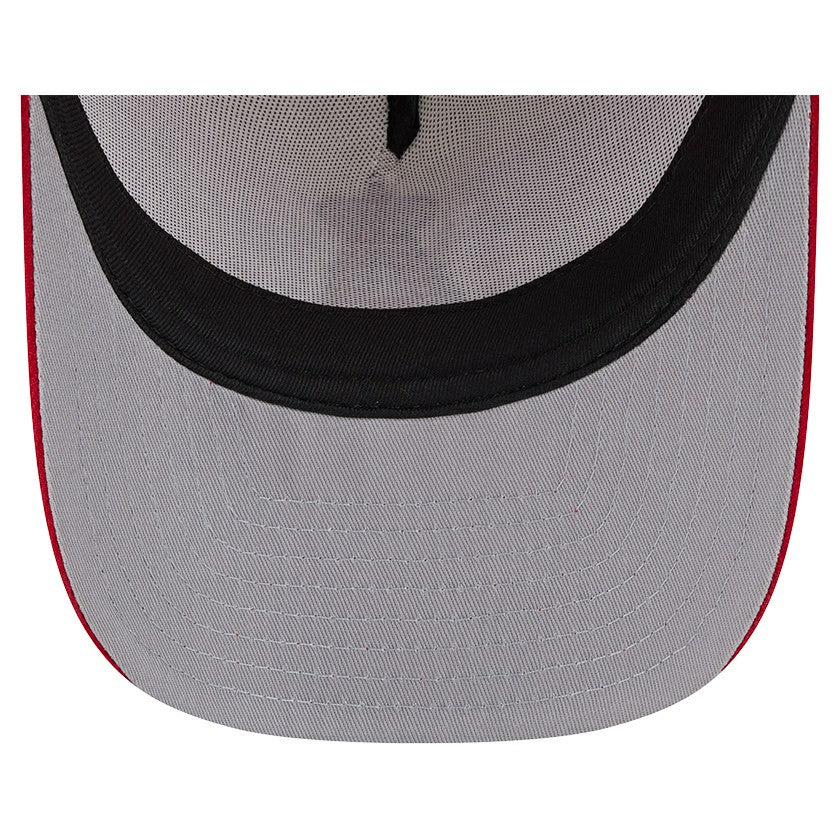 Los Angeles Angels New Era Banner A-Frame 9FIFTY Trucker Snapback Hat - Cream/Red Hats