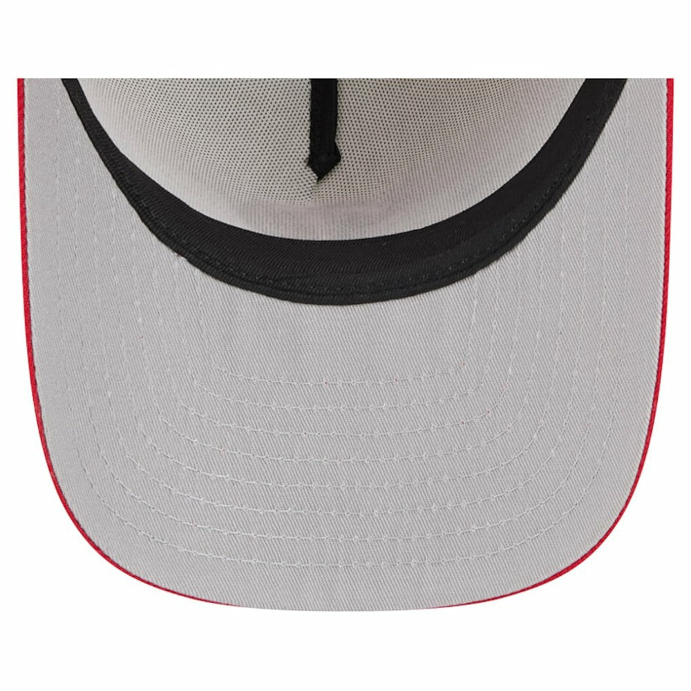 Philadelphia Phillies New Era Banner A-Frame 9FIFTY Trucker Snapback Hat - Cream/Red Hats