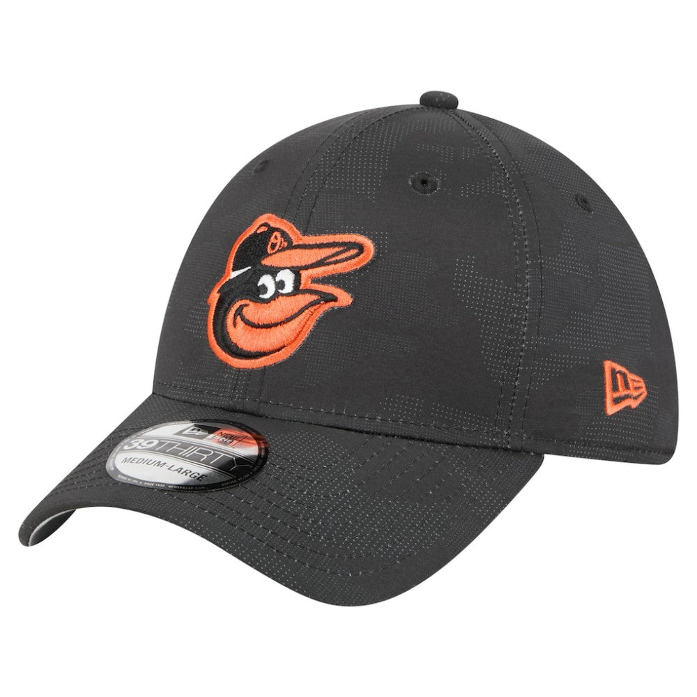 Baltimore Orioles New Era Tonal Camo 39THIRTY Flex Hat - Black Hats