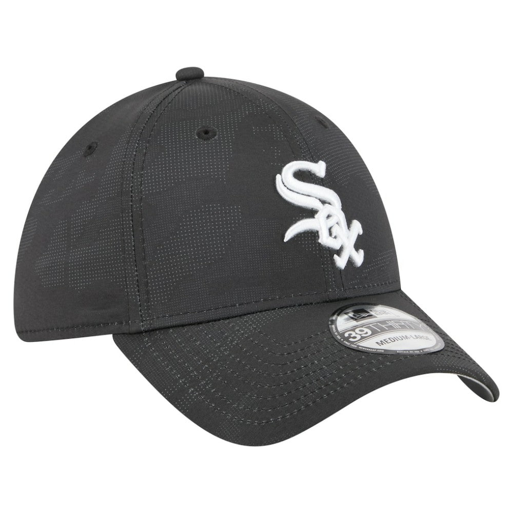 Chicago White Sox New Era Tonal Camo 39THIRTY Flex Hat - Black Hats
