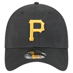 Pittsburgh Pirates New Era Tonal Camo 39THIRTY Flex Hat - Black Hats