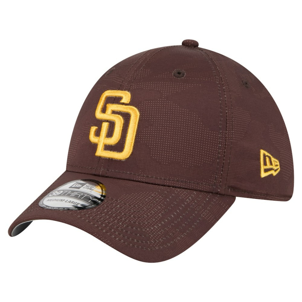 San Diego Padres New Era Tonal Camo 39THIRTY Flex Hat - Brown Hats