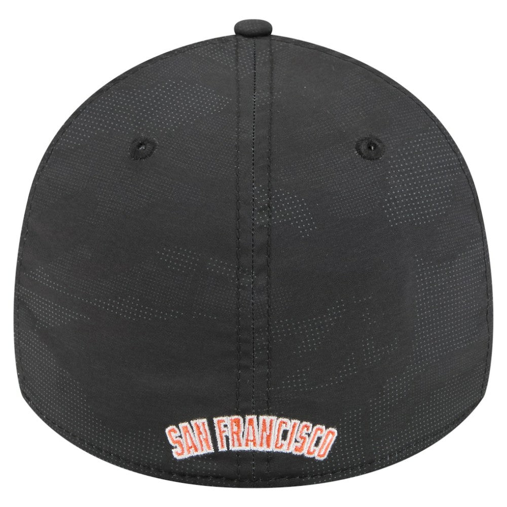 San Francisco Giants New Era Tonal Camo 39THIRTY Flex Hat - Black Hats