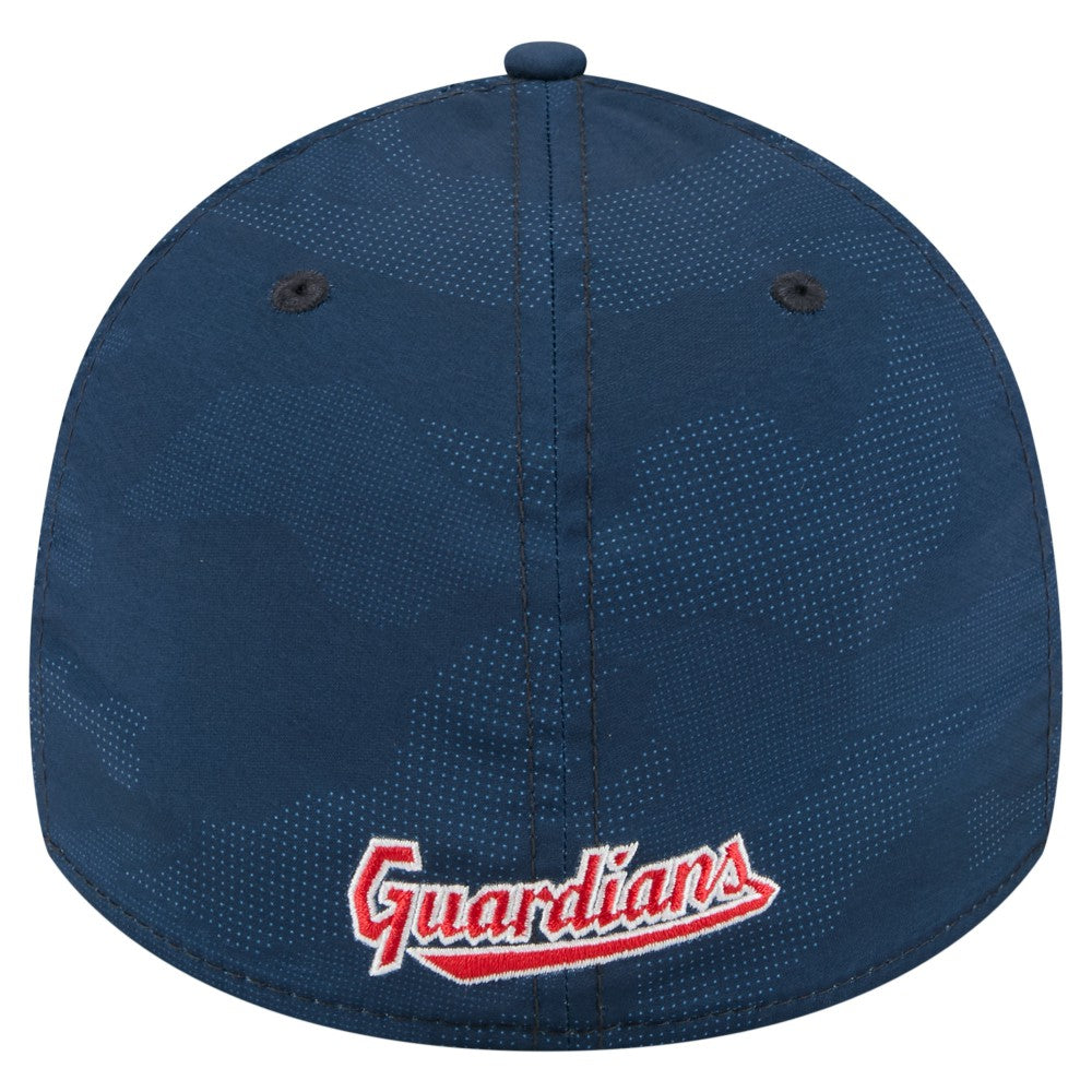 Cleveland Guardians New Era Tonal Camo 39THIRTY Flex Hat - Navy Hats