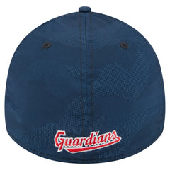 Cleveland Guardians New Era Tonal Camo 39THIRTY Flex Hat - Navy Hats