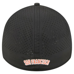 San Francisco Giants New Era 39THIRTY A-Frame Perforated Flex Hat - Black Hats