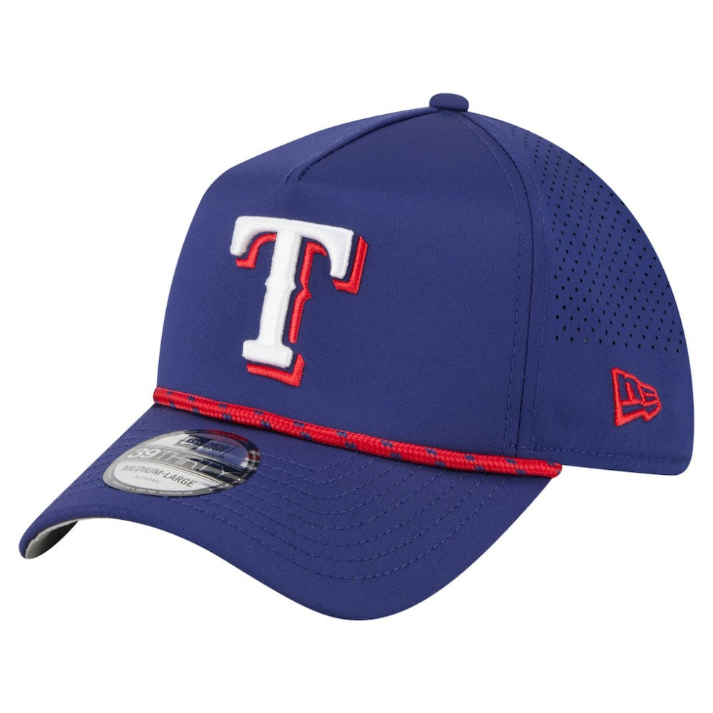 Texas Rangers New Era 39THIRTY A-Frame Perforated Flex Hat - Royal Hats