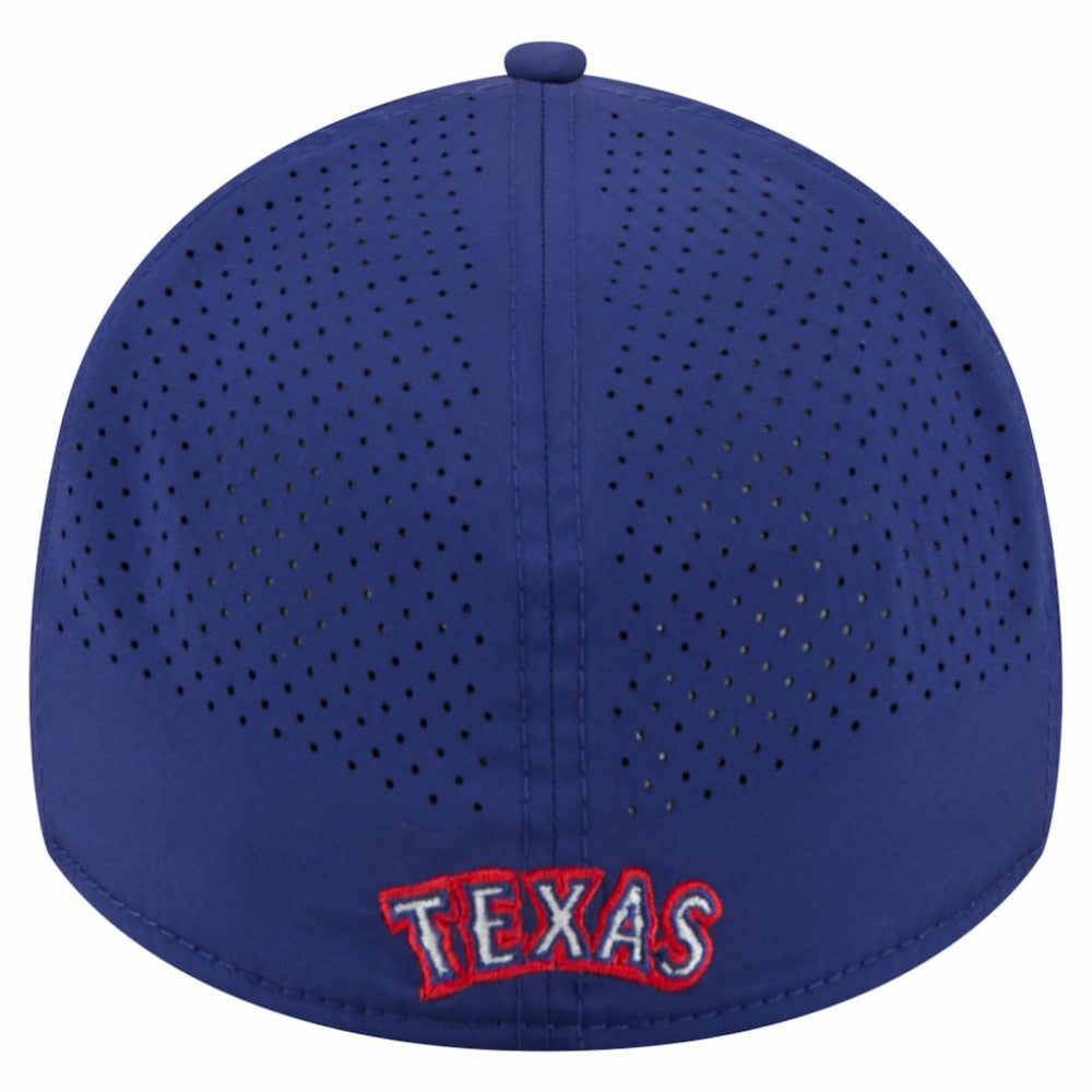 Texas Rangers New Era 39THIRTY A-Frame Perforated Flex Hat - Royal Hats