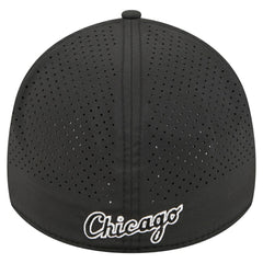 Chicago White Sox New Era 39THIRTY A-Frame Perforated Flex Hat - Black Hats