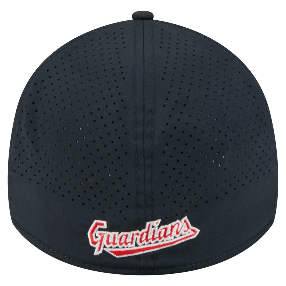 Cleveland Guardians New Era 39THIRTY A-Frame Perforated Flex Hat - Navy Hats