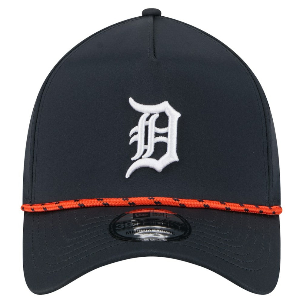 Detroit Tigers New Era 39THIRTY A-Frame Perforated Flex Hat - Navy Hats
