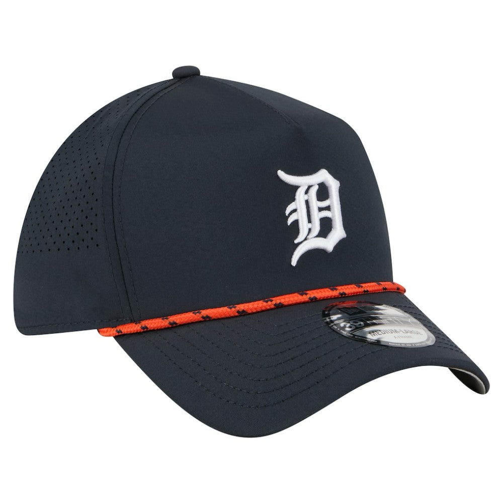 Detroit Tigers New Era 39THIRTY A-Frame Perforated Flex Hat - Navy Hats