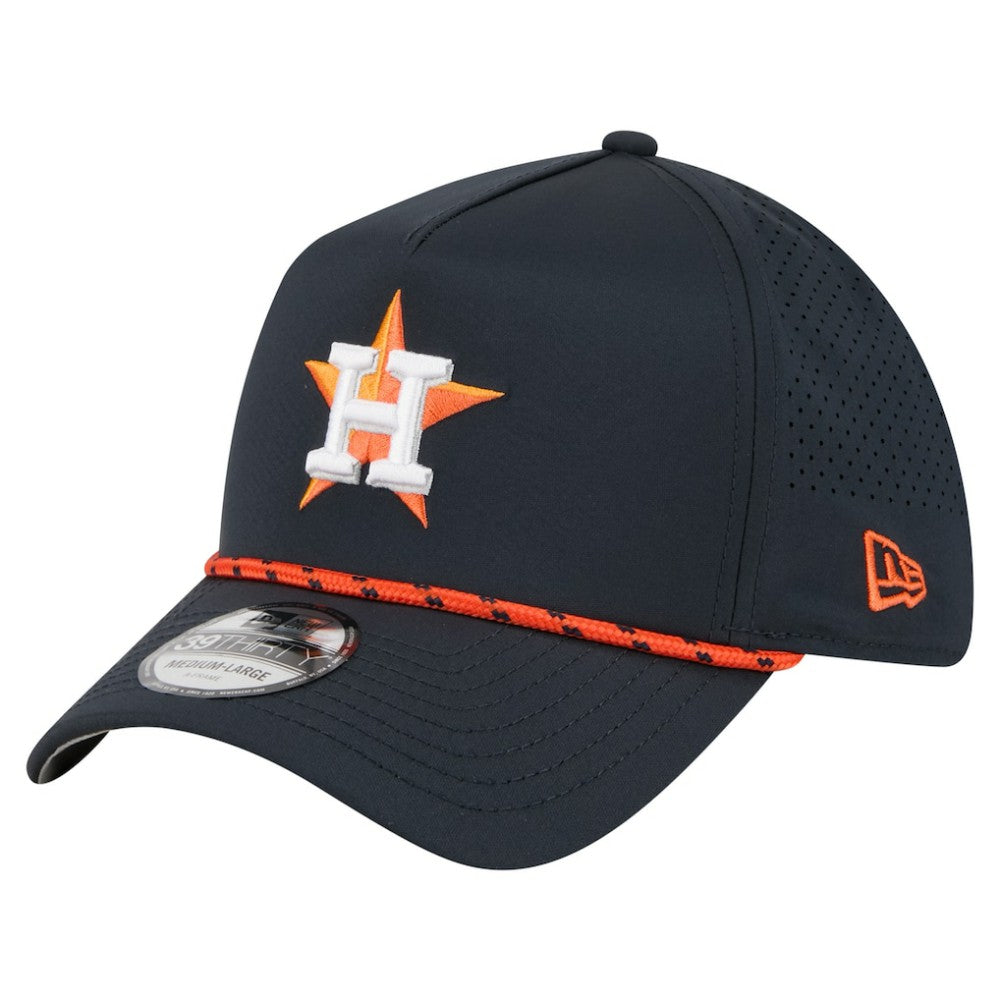 Houston Astros New Era 39THIRTY A-Frame Perforated Flex Hat - Navy Hats