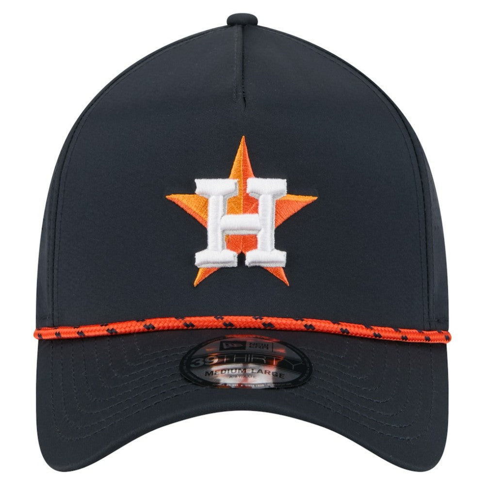 Houston Astros New Era 39THIRTY A-Frame Perforated Flex Hat - Navy Hats