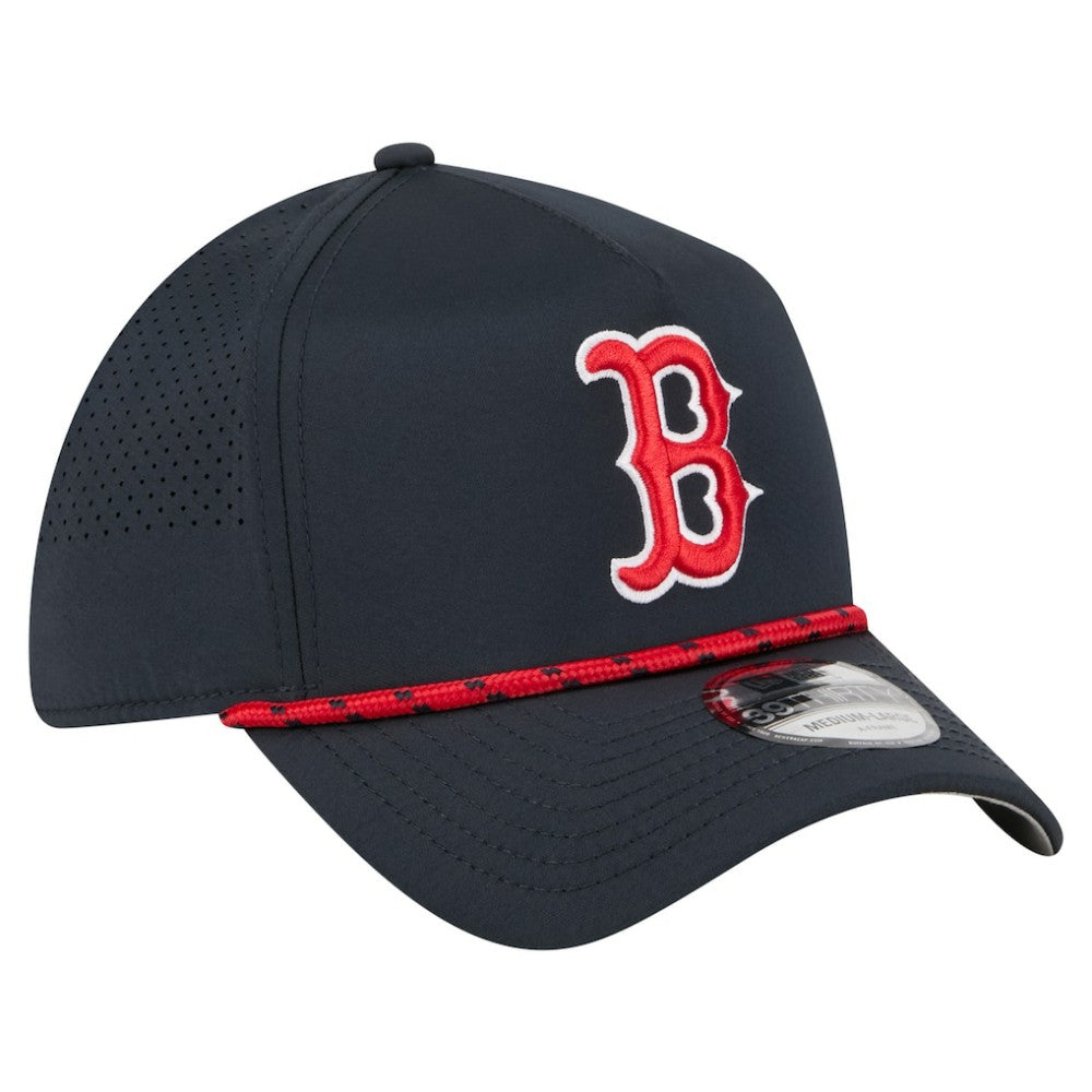 Boston Red Sox New Era 39THIRTY A-Frame Perforated Flex Hat - Navy Hats