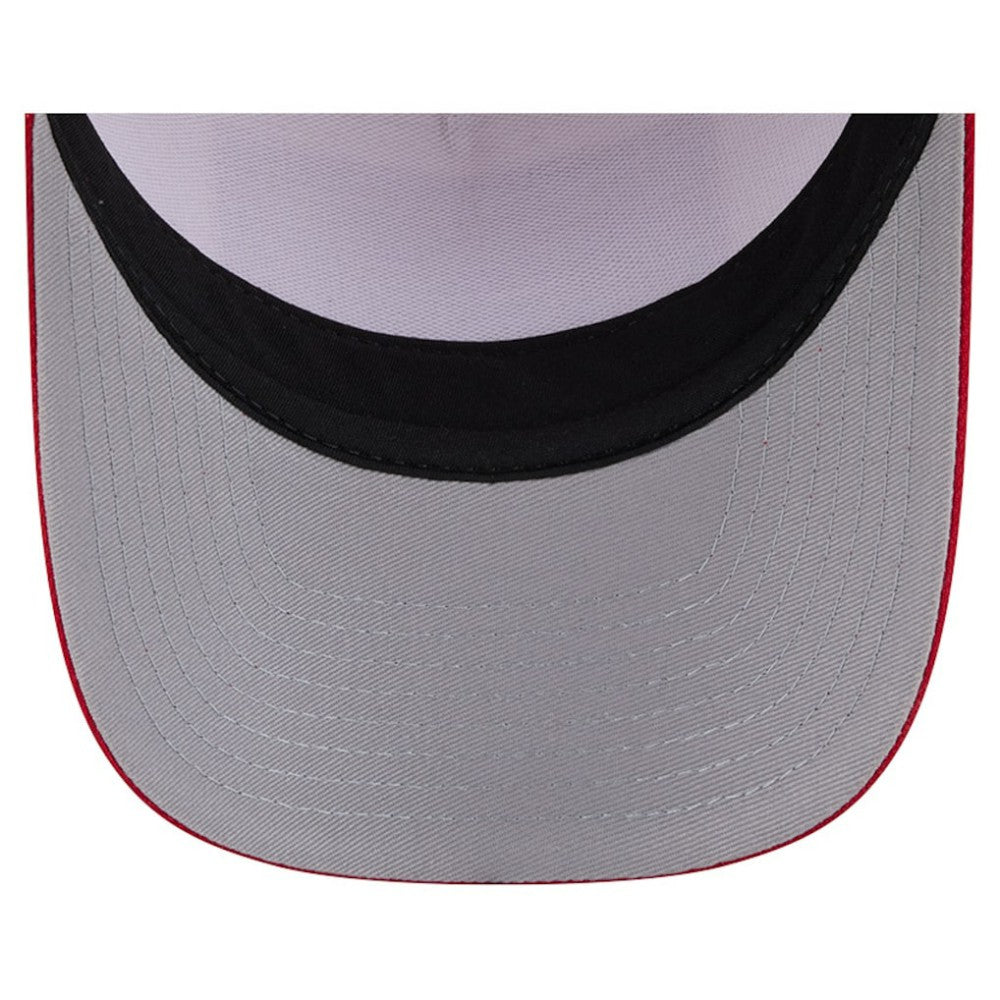 St. Louis Cardinals New Era Text A-Frame Trucker 9FORTY Hat - Stone/Red Hats