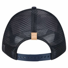 Boston Red Sox New Era Text A-Frame Trucker 9FORTY Hat - Stone/Navy Hats