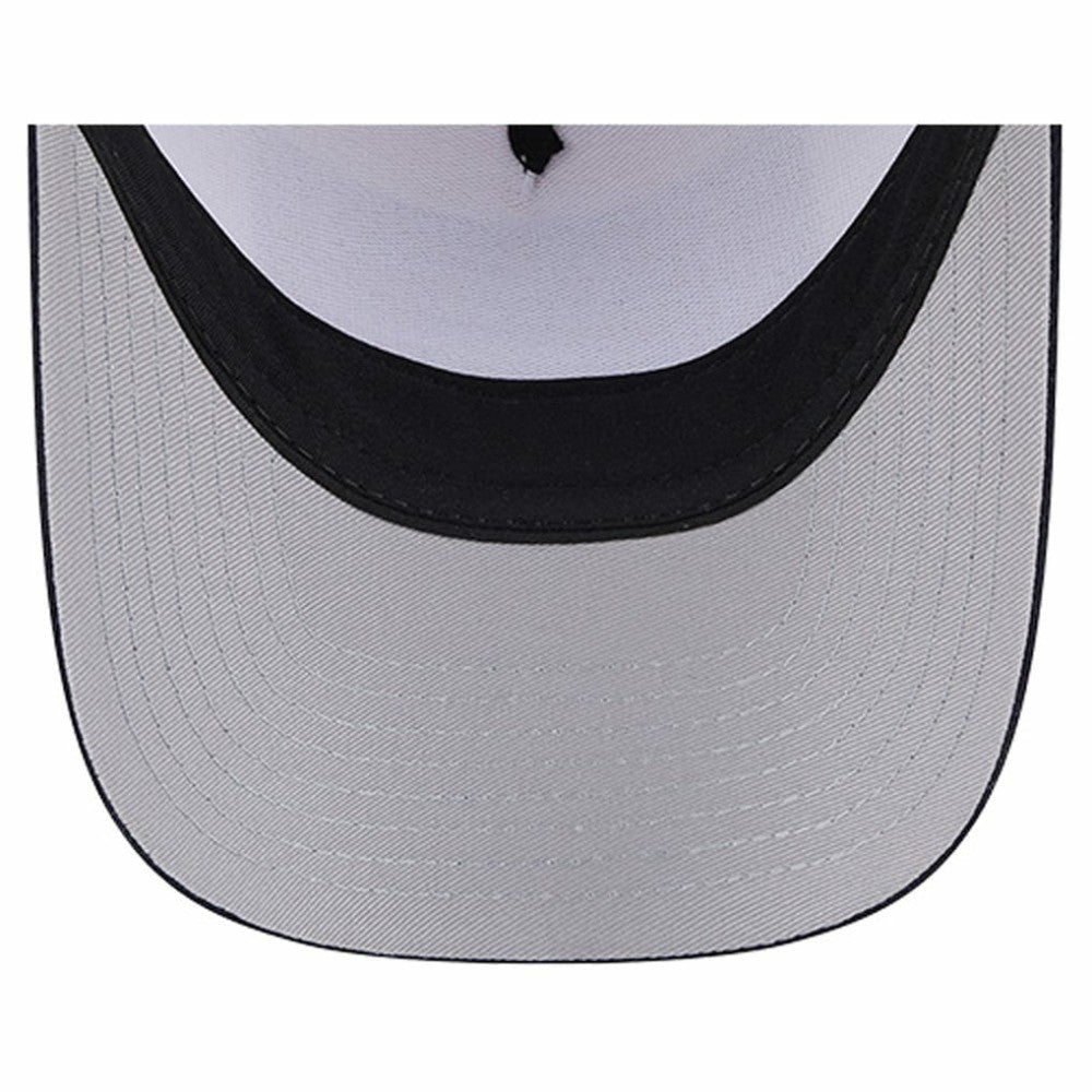 Boston Red Sox New Era Text A-Frame Trucker 9FORTY Hat - Stone/Navy Hats