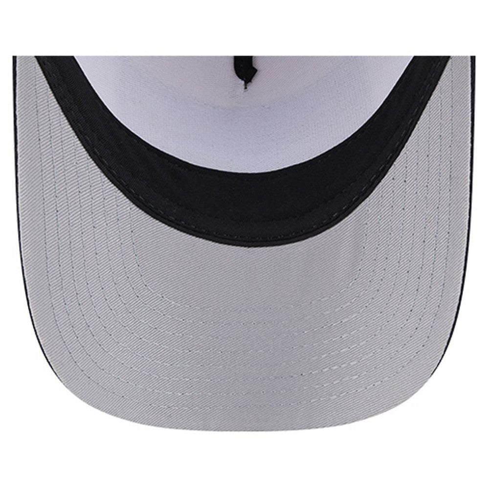 Detroit Tigers New Era Text A-Frame Trucker 9FORTY Hat - Stone/Navy Hats