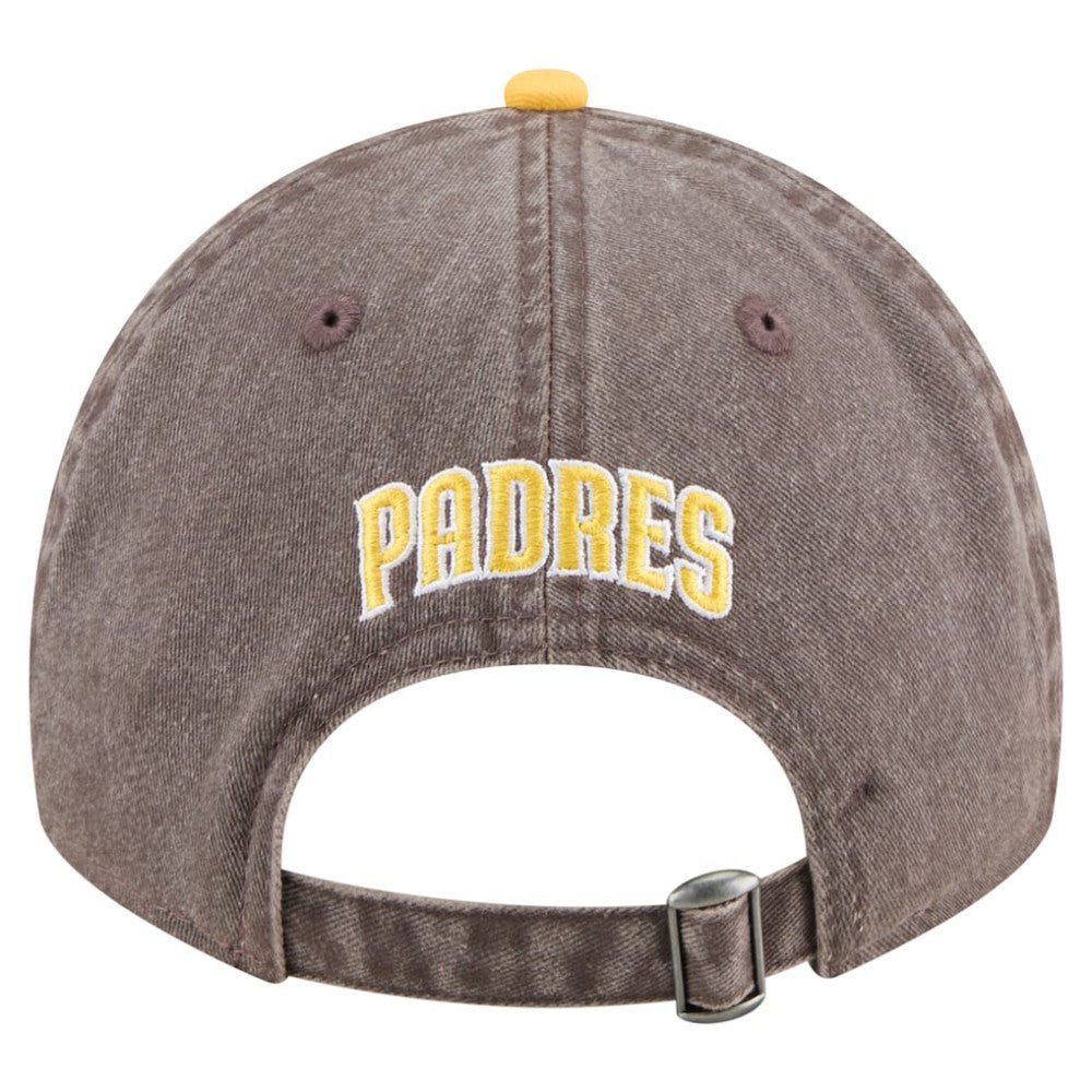 San Diego Padres New Era Select 9TWENTY Adjustable Hat - Brown/Gold Hats